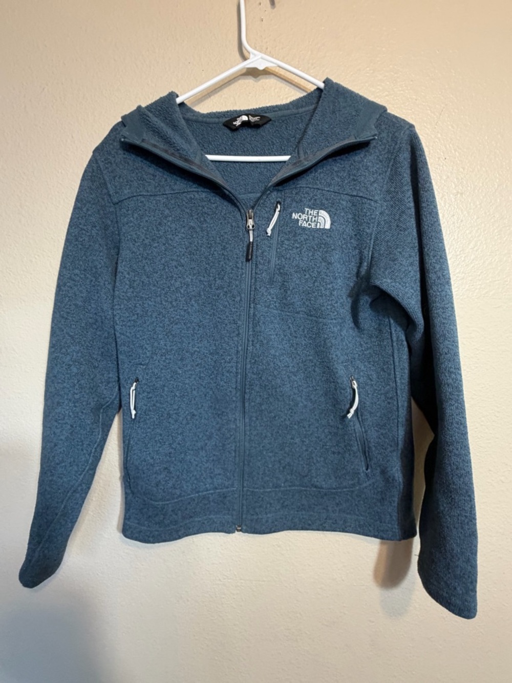 The North Face Slate Blue Full-Zip Fleece Jacket